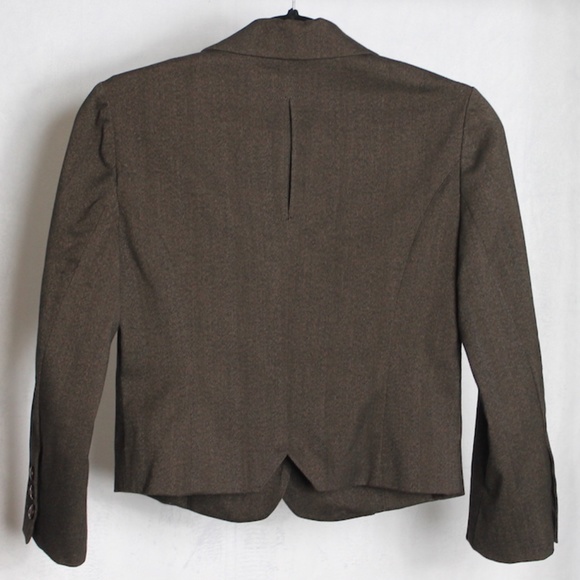 Silence + Noise Brown Cropped Blazer - Picture 2 of 5